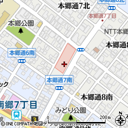 北海道札幌市白石区本郷通７丁目南4周辺の地図
