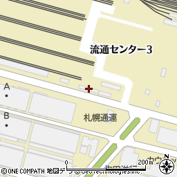 札幌貨物ターミナル駅周辺の地図