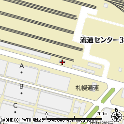 北海道札幌市白石区流通センター3丁目1-54周辺の地図