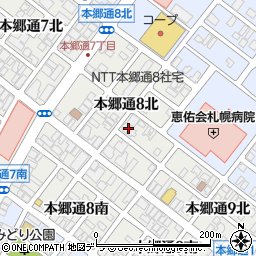 エクセレント本郷周辺の地図