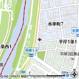 札幌開発第二製造工場周辺の地図