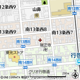 社会福祉法人札幌蒼生会　グループホーム・中島公園周辺の地図