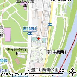エムテックホテルマイステイズ札幌中島公園パーキング周辺の地図
