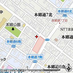 ベビーズリング　札幌白石ルーム周辺の地図