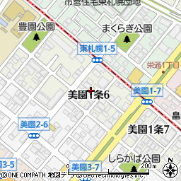 トリプルアール株式会社　札幌支店周辺の地図