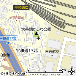 北海道札幌市白石区平和通１７丁目北10-20周辺の地図