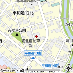 ヤマトホームコンビニエンス札幌南支店周辺の地図