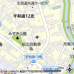 ヤマトホームコンビニエンス株式会社　札幌南支店周辺の地図
