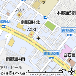 セブンイレブン札幌南郷通５丁目北店周辺の地図