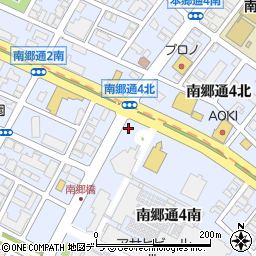 北海道札幌市白石区南郷通周辺の地図