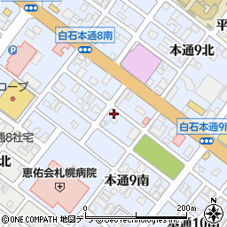 共栄荘周辺の地図