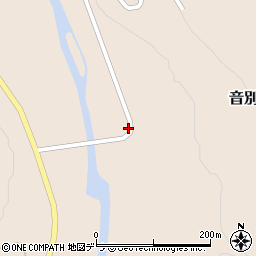 北海道釧路市音別町チャンベツ周辺の地図