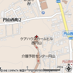 北海道札幌市中央区円山西町周辺の地図
