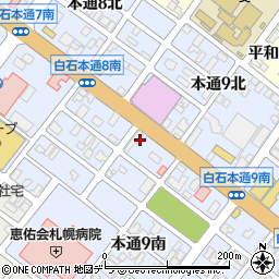 株式会社北海道研磨材周辺の地図