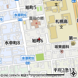 ジュネスコート旭町弐番館周辺の地図