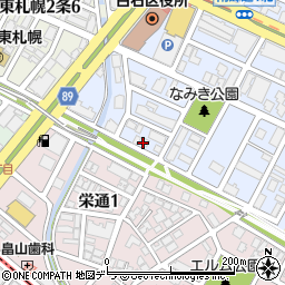 北海道札幌市白石区南郷通１丁目南3周辺の地図
