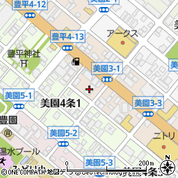 パーカー技建工業株式会社札幌支店周辺の地図
