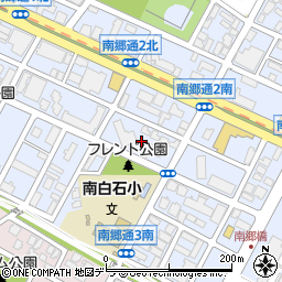 北海道札幌市白石区南郷通２丁目南7周辺の地図