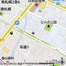 北海道札幌市白石区南郷通１丁目南3-18周辺の地図