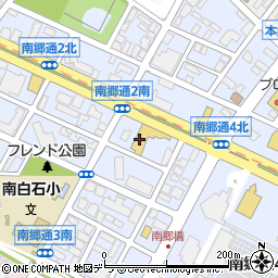 ＨｏｎｄａＣａｒｓ札幌中央南郷通店周辺の地図