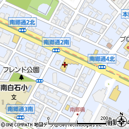 札幌ホンダ株式会社　本社周辺の地図
