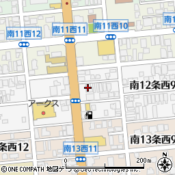 北海道信用金庫山鼻中央支店周辺の地図