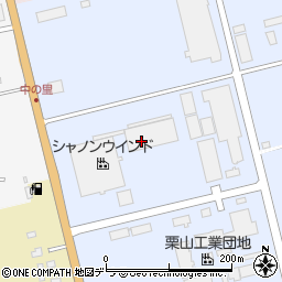 北海道トナミ運輸株式会社　栗山営業所周辺の地図