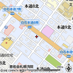 東日本警備株式会社　札幌営業所周辺の地図