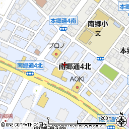 北海道札幌市白石区南郷通４丁目北周辺の地図
