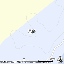 北海道厚岸郡厚岸町苫多周辺の地図