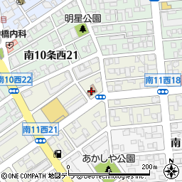 札幌市消防局中央消防署幌西出張所周辺の地図