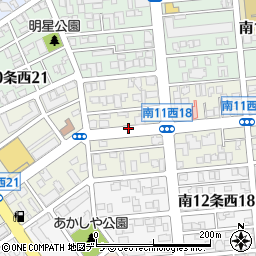 北海道札幌市中央区南１１条西20丁目周辺の地図