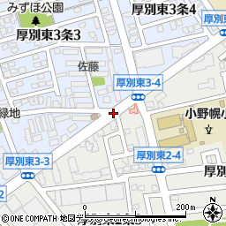 小野幌小学校周辺の地図