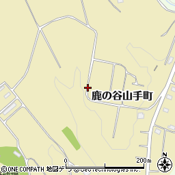 北海道夕張市鹿の谷山手町周辺の地図