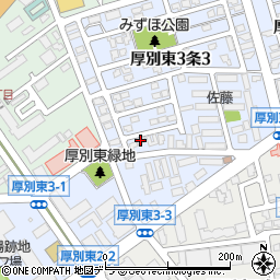 サンライズ新札幌周辺の地図