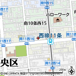 北海道札幌市中央区南１１条西15丁目2周辺の地図