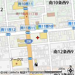 北海道札幌市中央区南１１条西10丁目周辺の地図