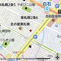ヤナガワ自動車株式会社　白石営業所周辺の地図
