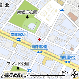 北海道札幌市白石区南郷通２丁目北2-19周辺の地図