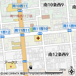 ダイソー札幌南１１条店周辺の地図