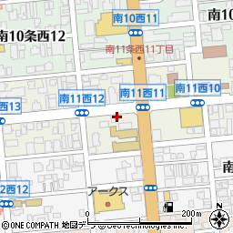 北海道札幌市中央区南１１条西11丁目周辺の地図