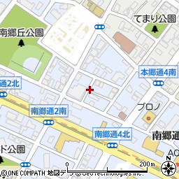 北海道札幌市白石区南郷通３丁目北周辺の地図