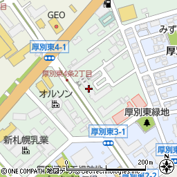 新札幌プリンスハイツ周辺の地図