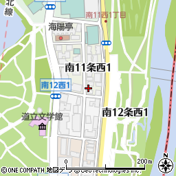 パークネット札幌南１１西１駐車場周辺の地図