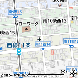 グランファーレ札幌幌西レジデンス周辺の地図
