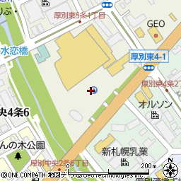 キャッツアイ　新札幌店周辺の地図