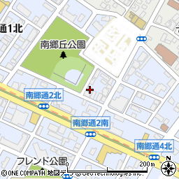 北海道札幌市白石区南郷通２丁目北3-2周辺の地図