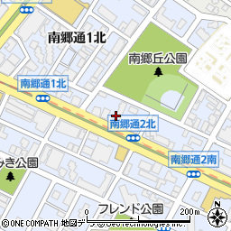 北海道札幌市白石区南郷通２丁目北1周辺の地図