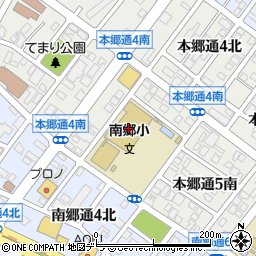 札幌市立南郷小学校周辺の地図