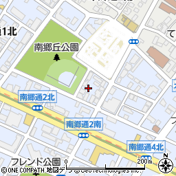 北海道札幌市白石区南郷通２丁目北3-9周辺の地図